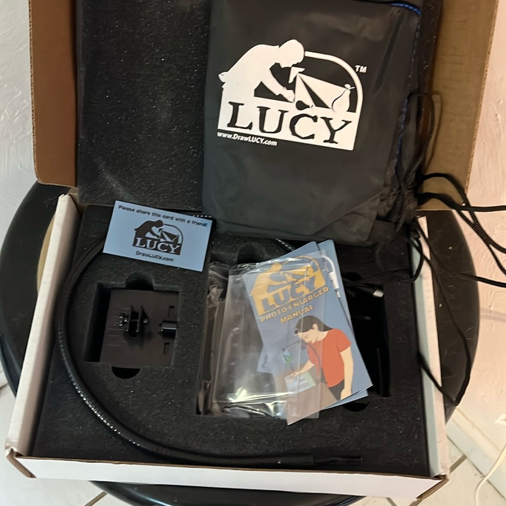 Lucy Flex + Photo Enlarger & Bag See Through Camera Lucida, Drawing/Learning